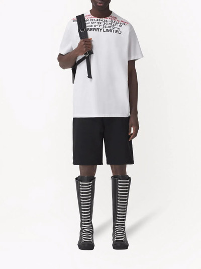 Burberry Location-print T-shirt outlook