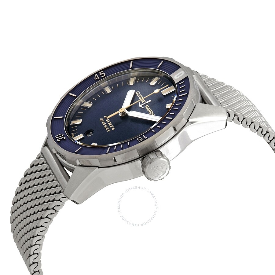 Ulysse Nardin Diver Automatic Blue Dial Men's Watch 8163-175-7MIL/93 - 2