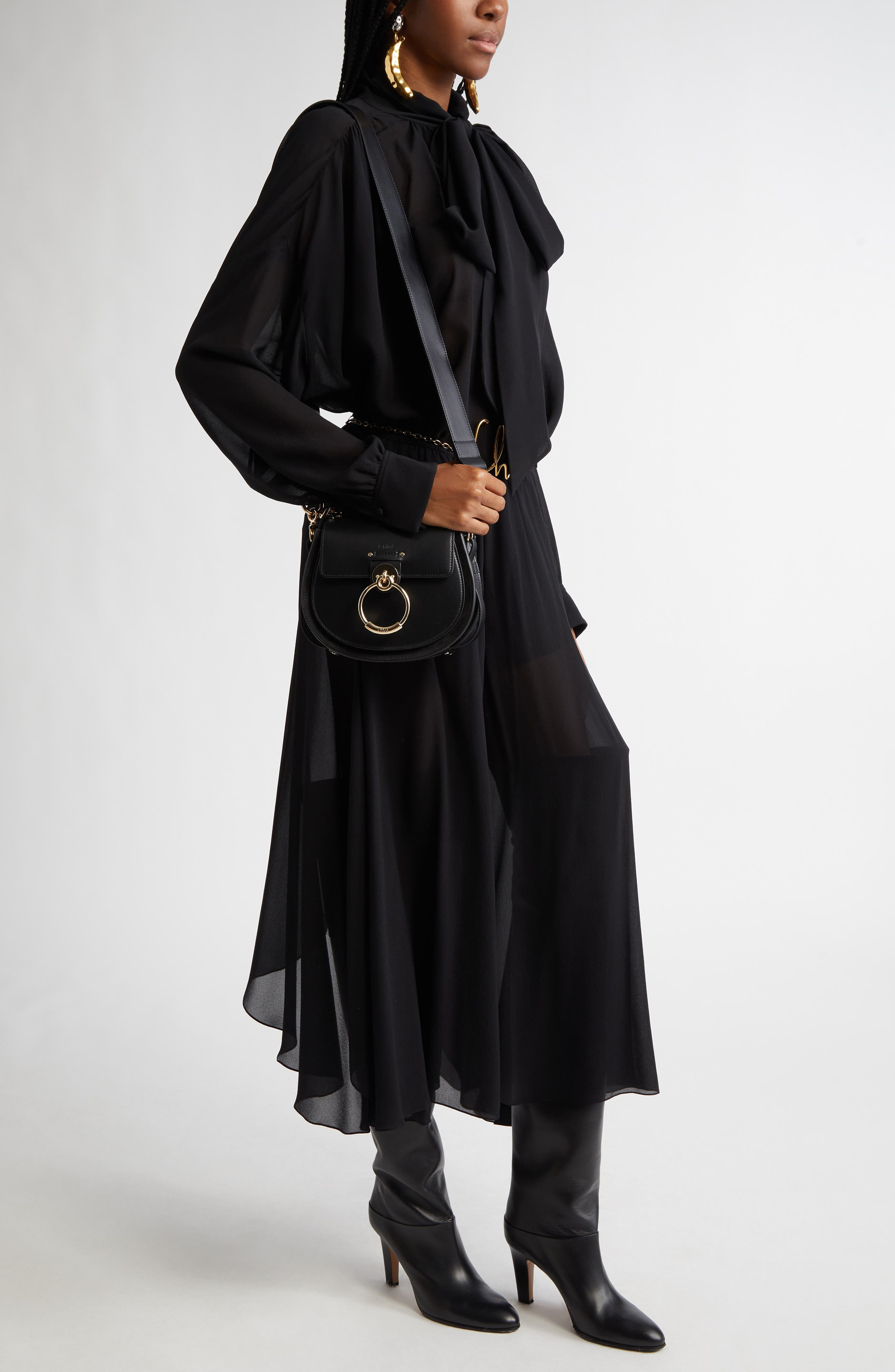 Small Tess Leather Crossbody Bag - 3