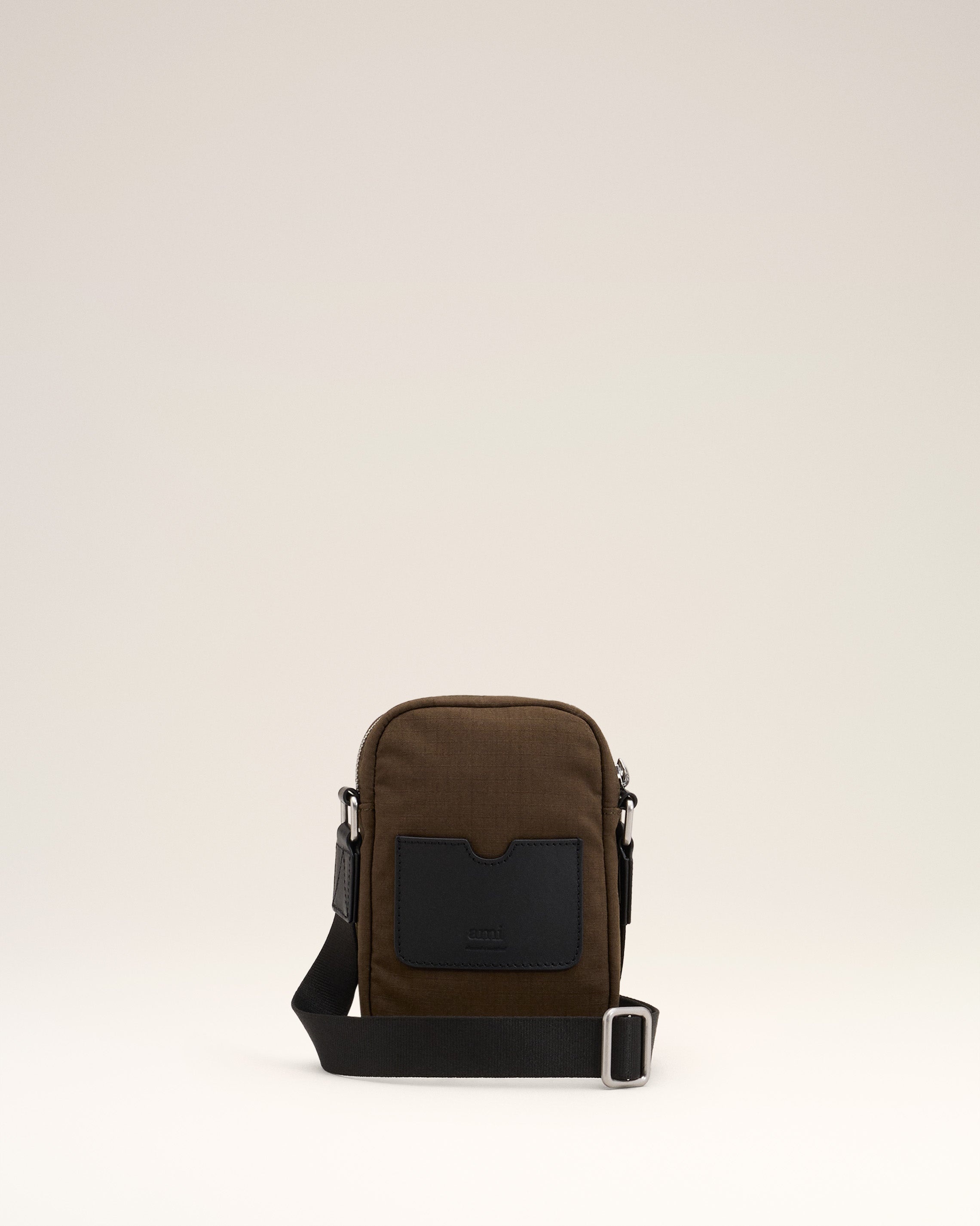 GREEN CANVAS SMALL AMI DE COEUR CROSSBODY BAG - 4
