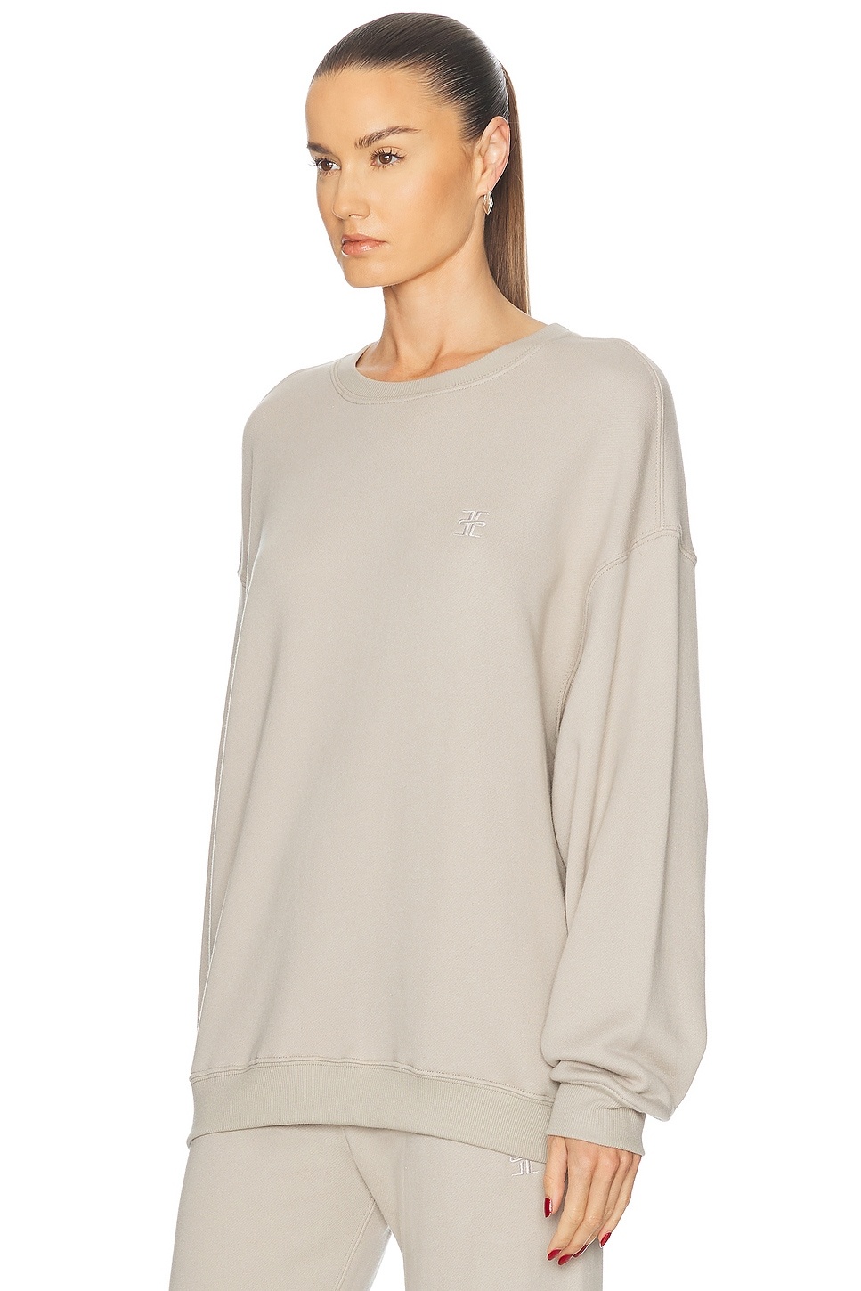 Oversized Crewneck Sweatshirt - 2