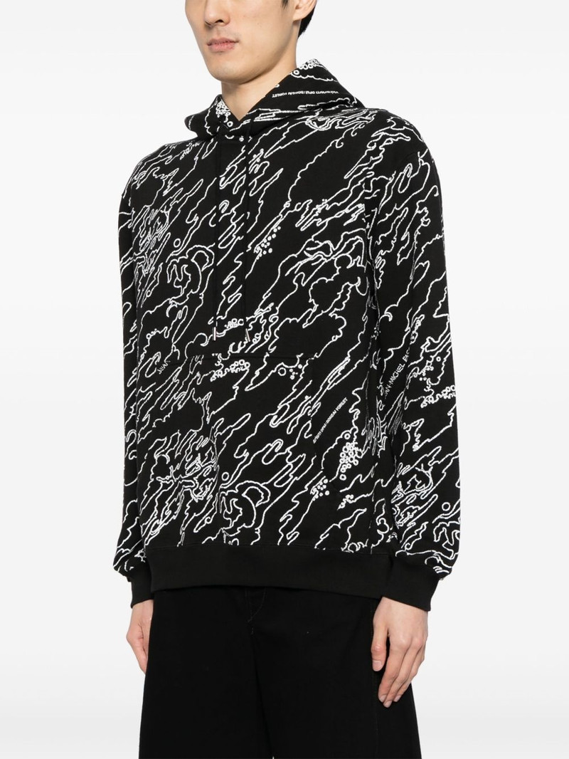 graphic-print cotton hoodie 3