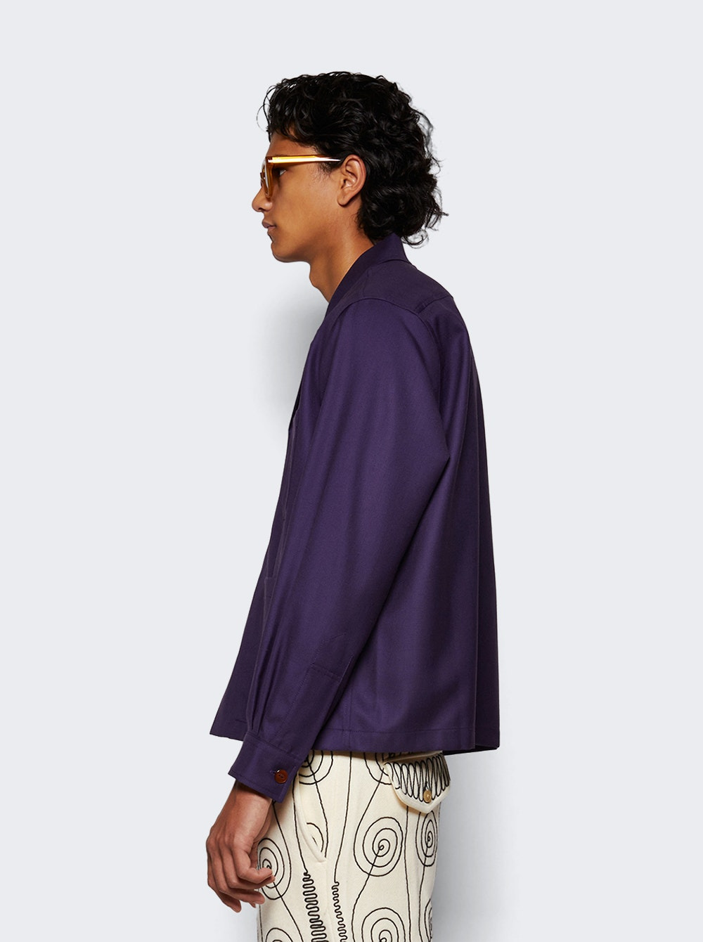 Aubergine Overshirt Plum - 4