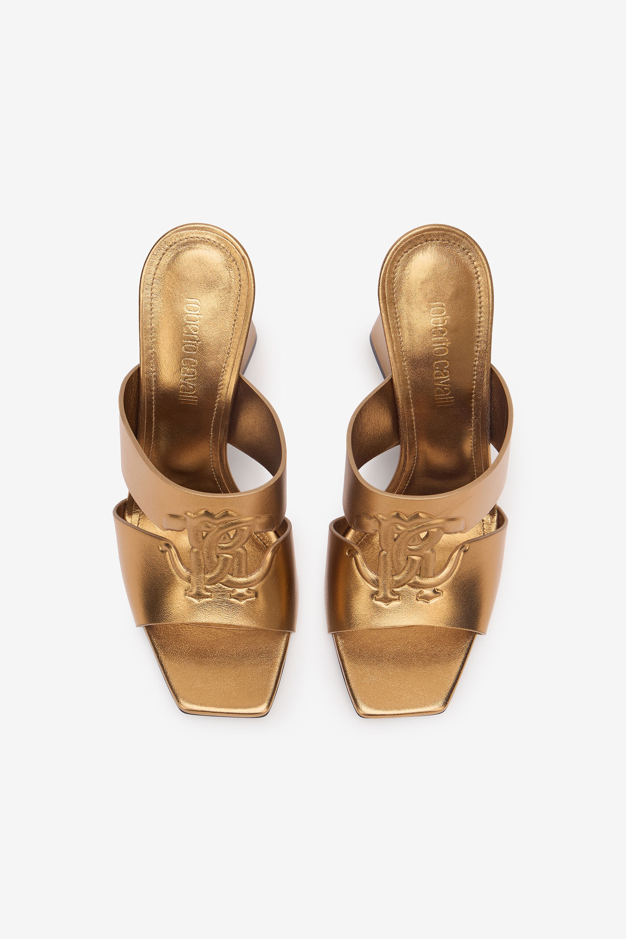 Laminated Mules With Maxi Heels - 5