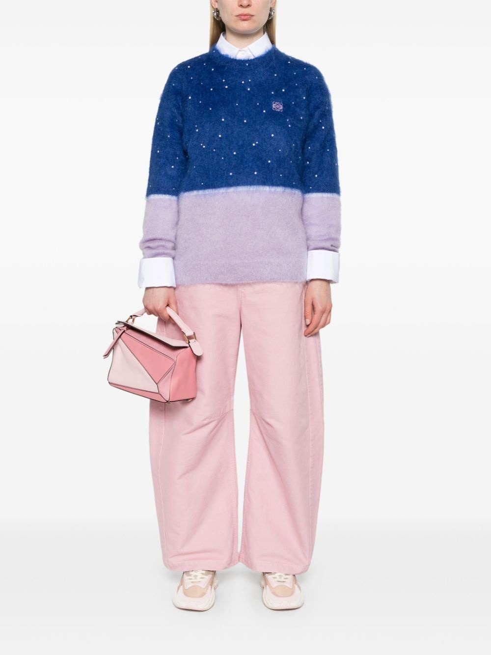 brushed-effect sweater - 2
