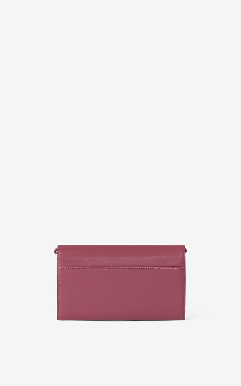KENZO KENZO K leather chain wallet outlook