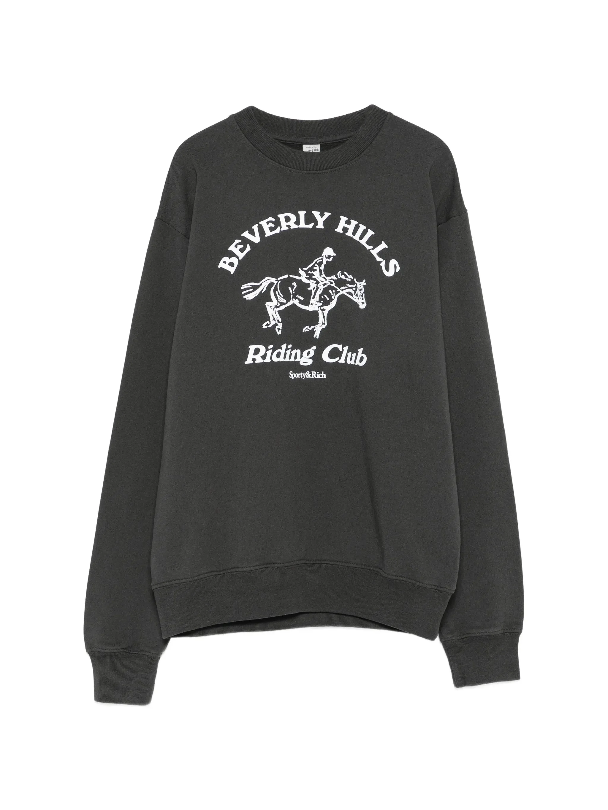 Sporty & Rich Riding Club Crew-neck Sweatshirt - 1