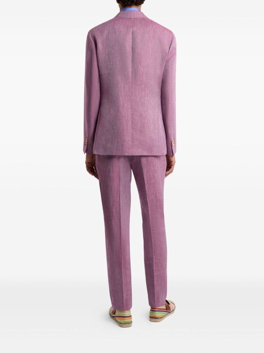 slub-texture blazer - 3