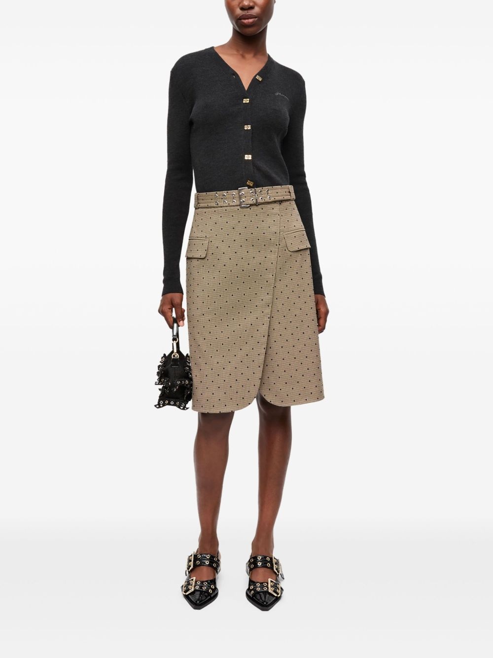 polka dot-print skirt - 2