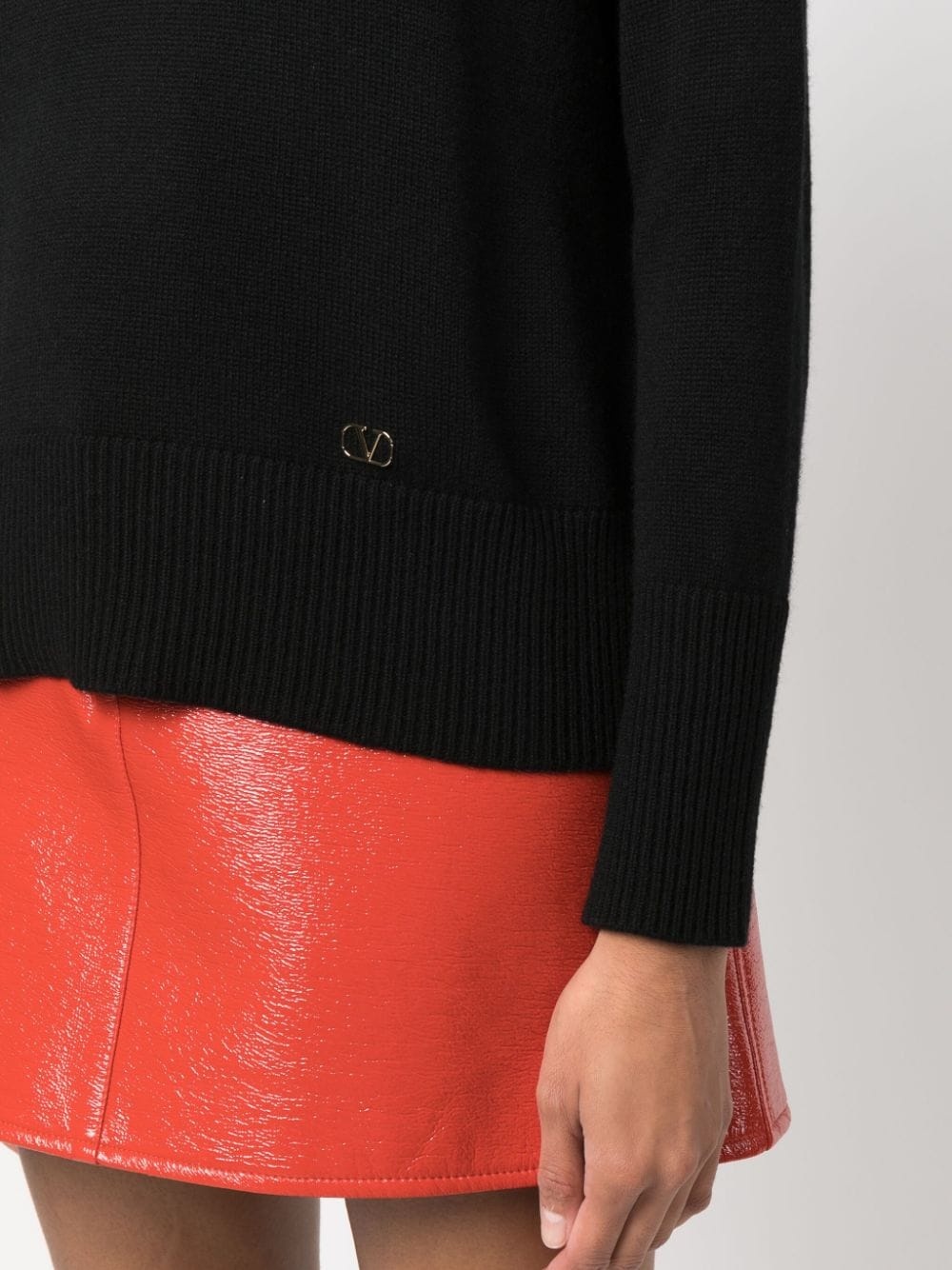VLogo signature cashmere jumper - 5