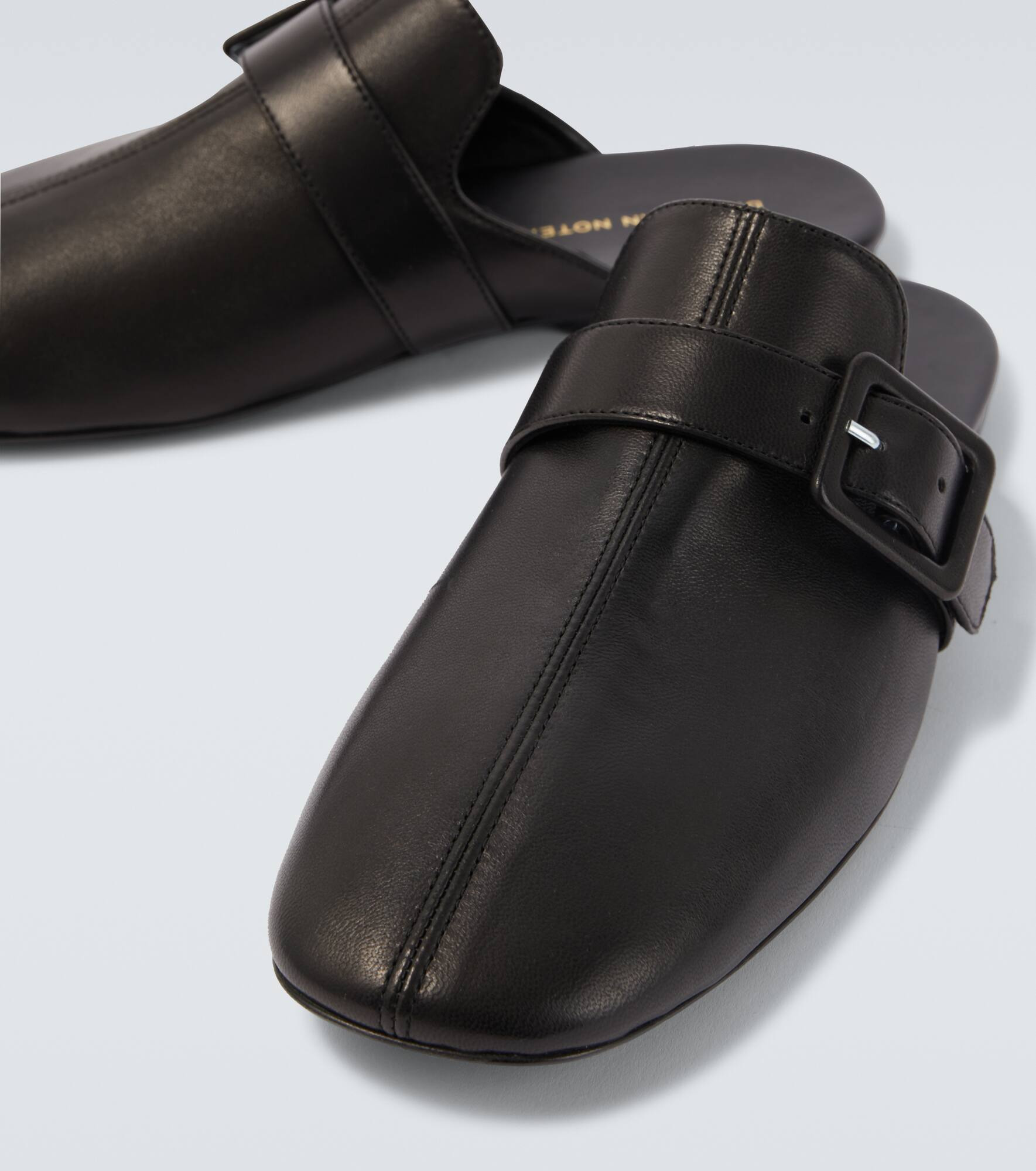 Leather mules - 3