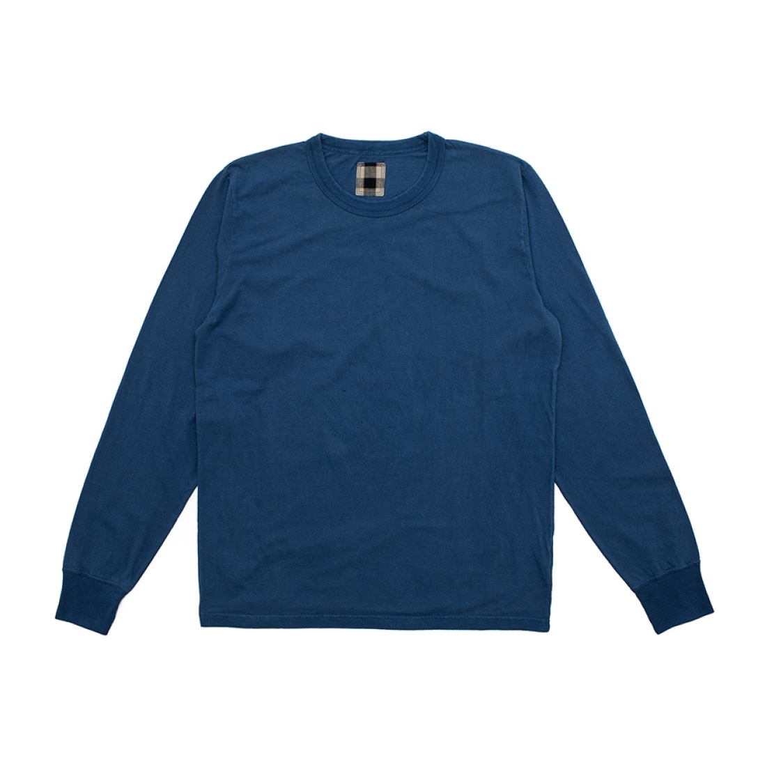 INDIGO DYE WIDE TEE L/S - 2