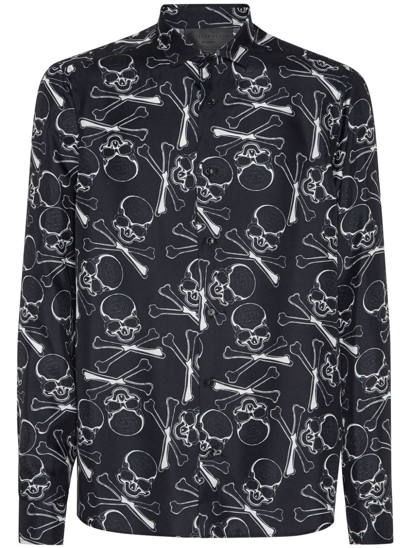 Skull&Bones silk shirt 1