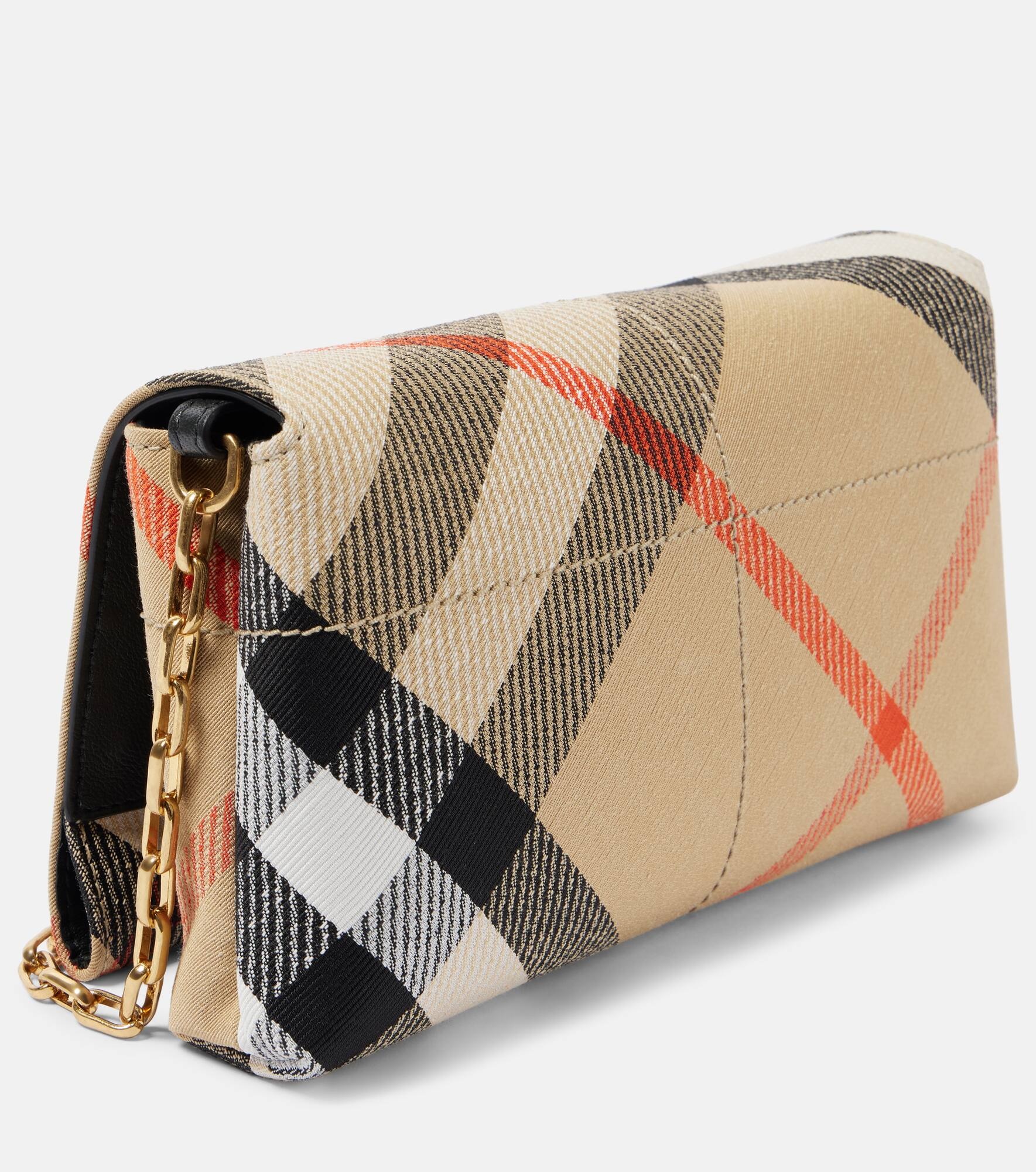 Snip Burberry Check Mini crossbody bag - 4