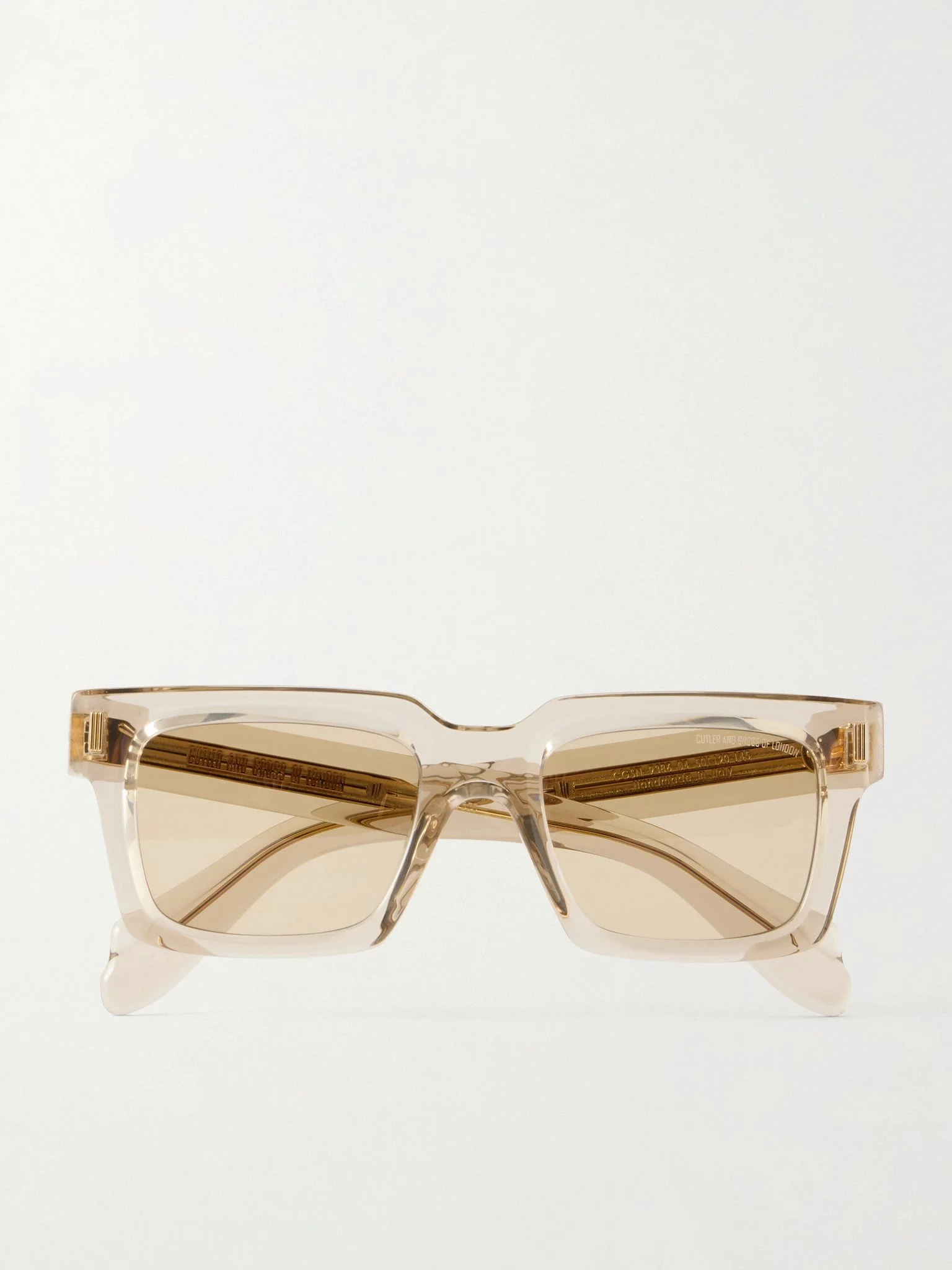 9386 Square-Frame Acetate Sunglasses Neutral - 1