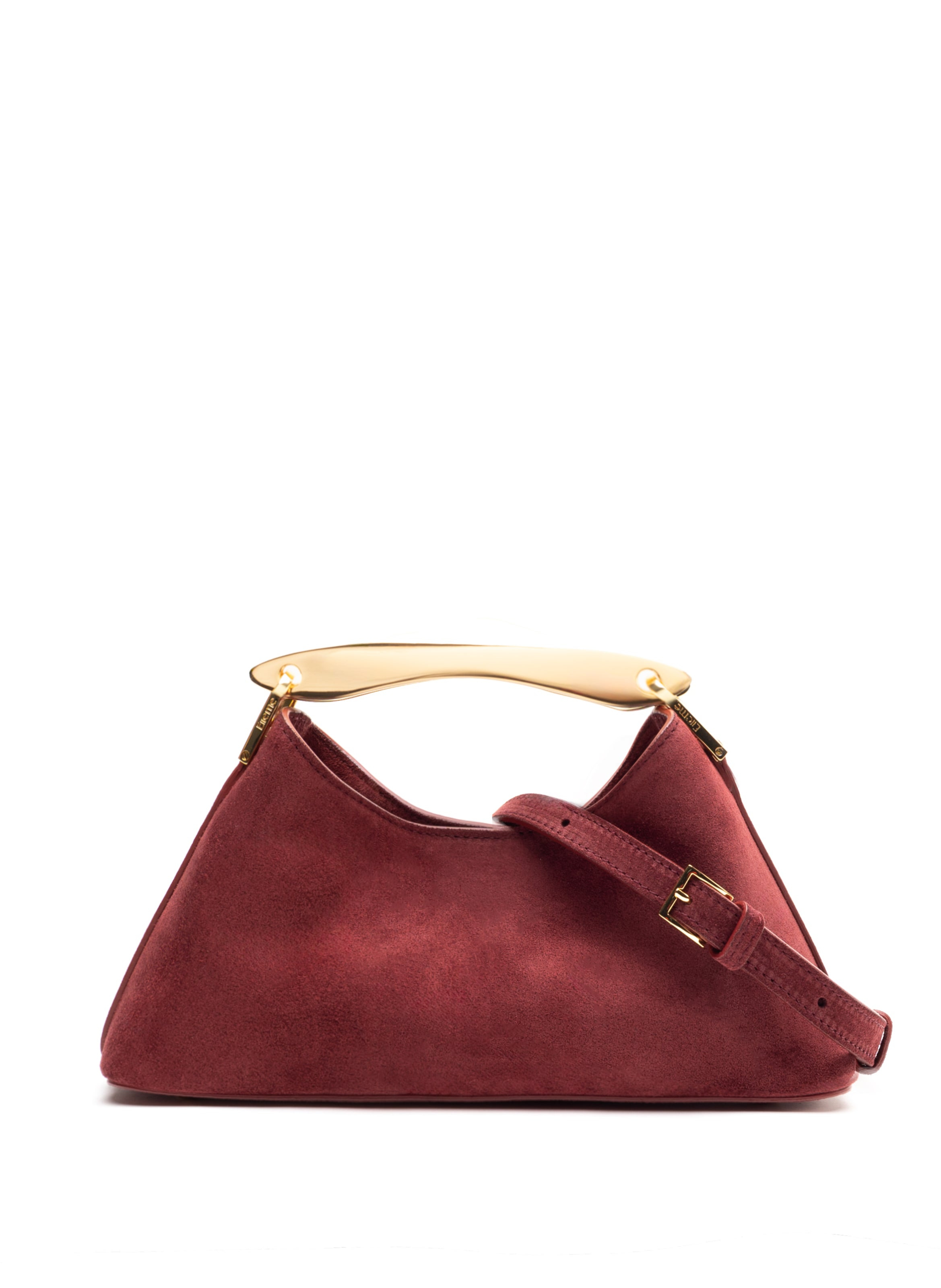Mini Boomerang Suede Burgundy - 4