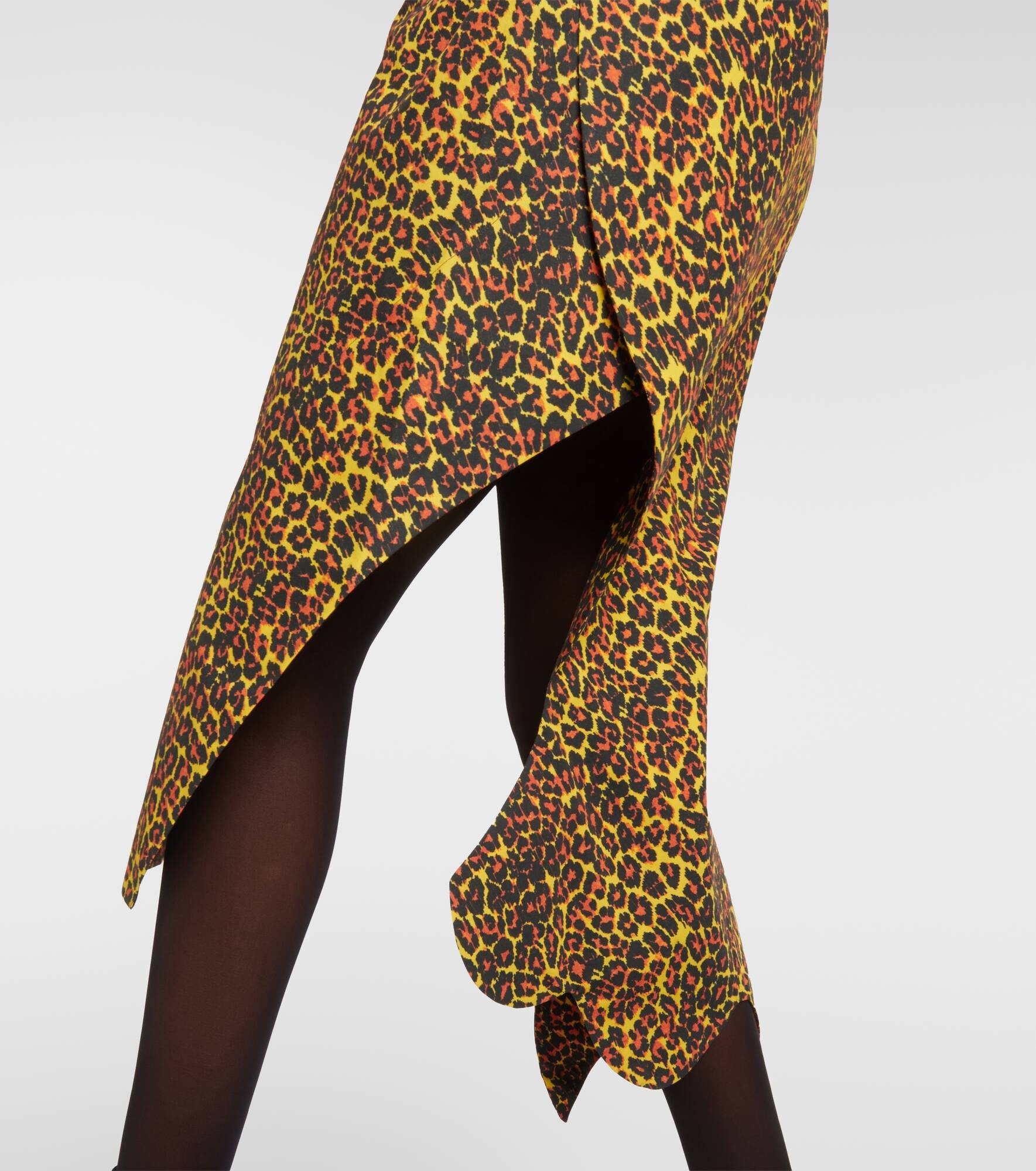 Leopard-print cotton maxi dress - 6
