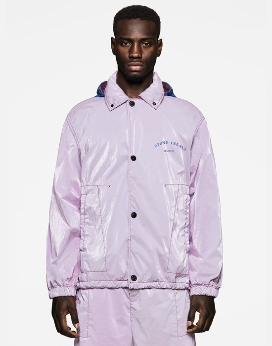 432X1 STONE ISLAND MARINA_RIP STOP PRISMATICO MAGENTA - 7