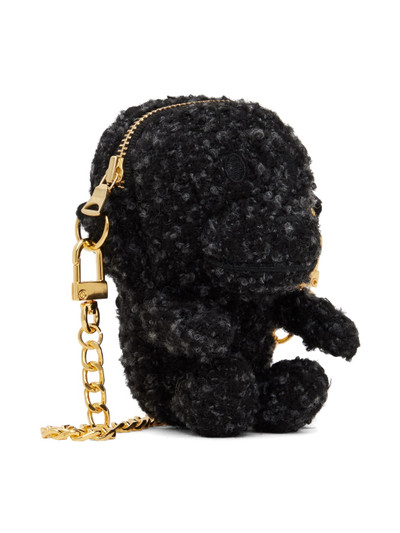 A BATHING APE® Black Tweed Baby Milo Bag outlook