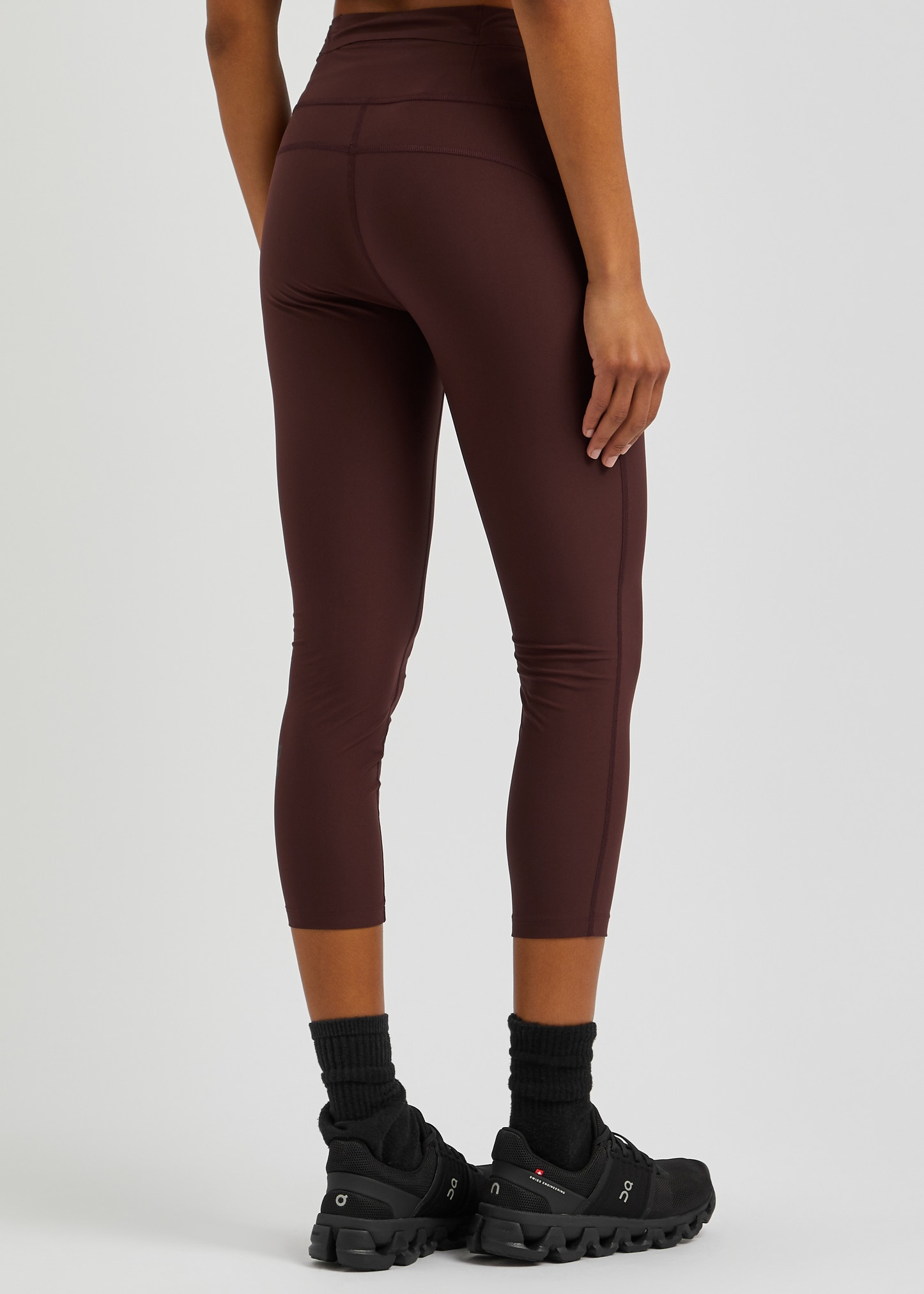 Active cropped jersey leggings - 3