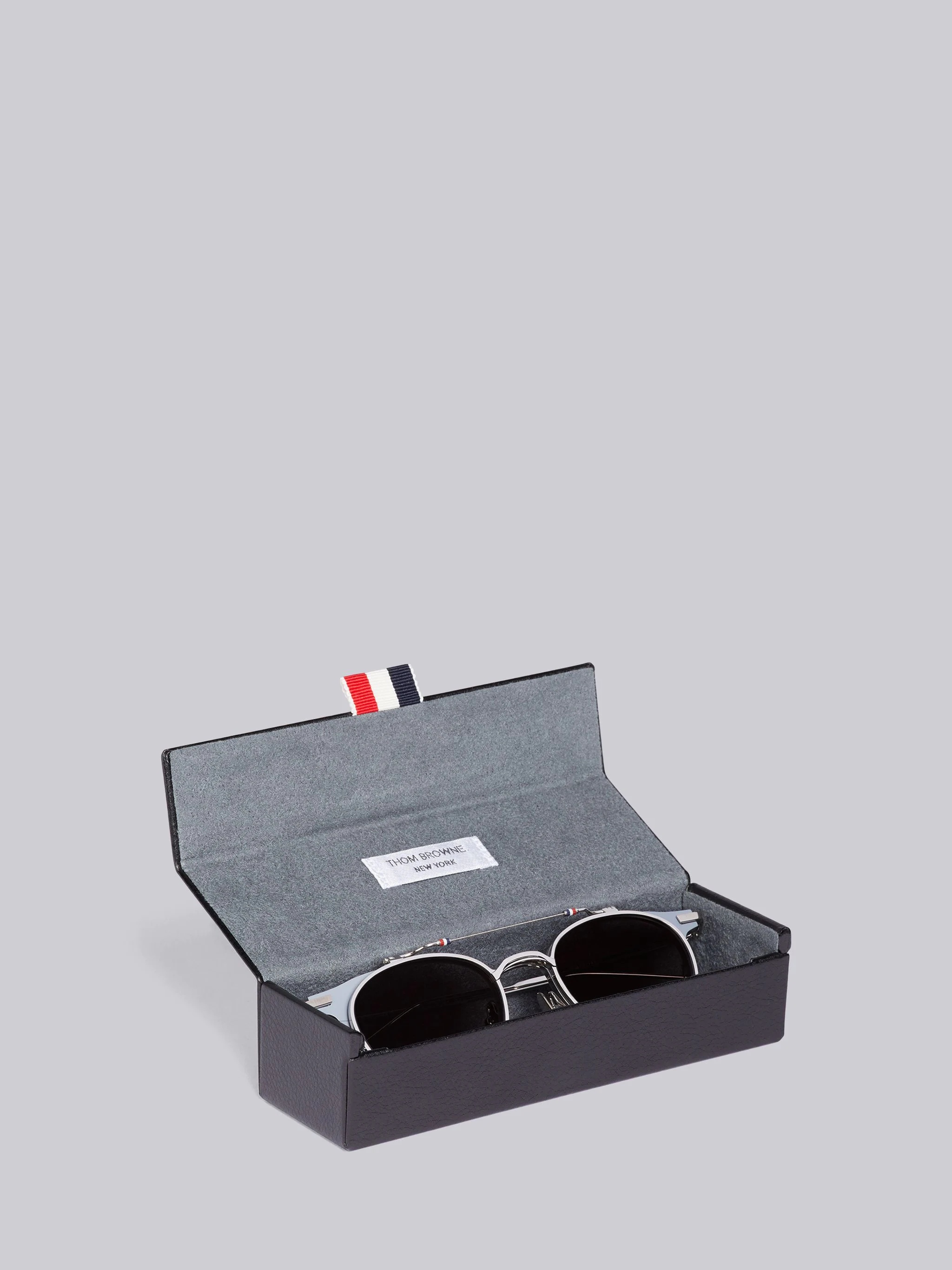 TB814 - Matte Grey Clubmaster Sunglasses - 5