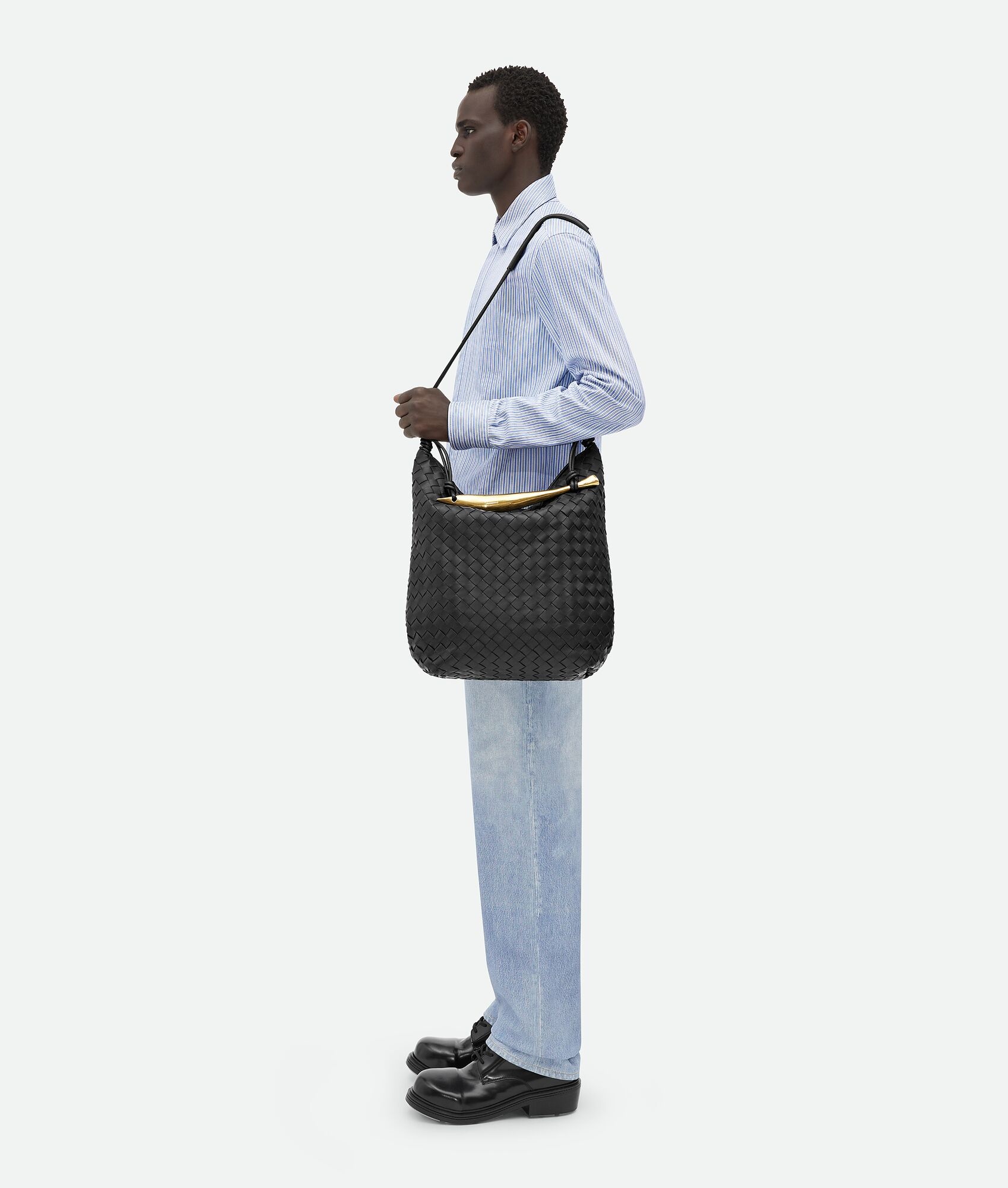Standing Pouch - Luxury Damier Graphite Canvas Grey