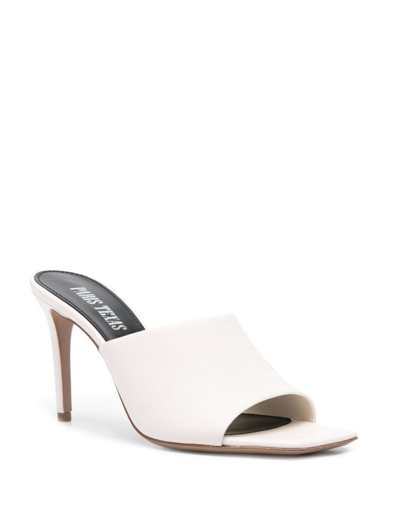 PARIS TEXAS 95mm leather mules outlook