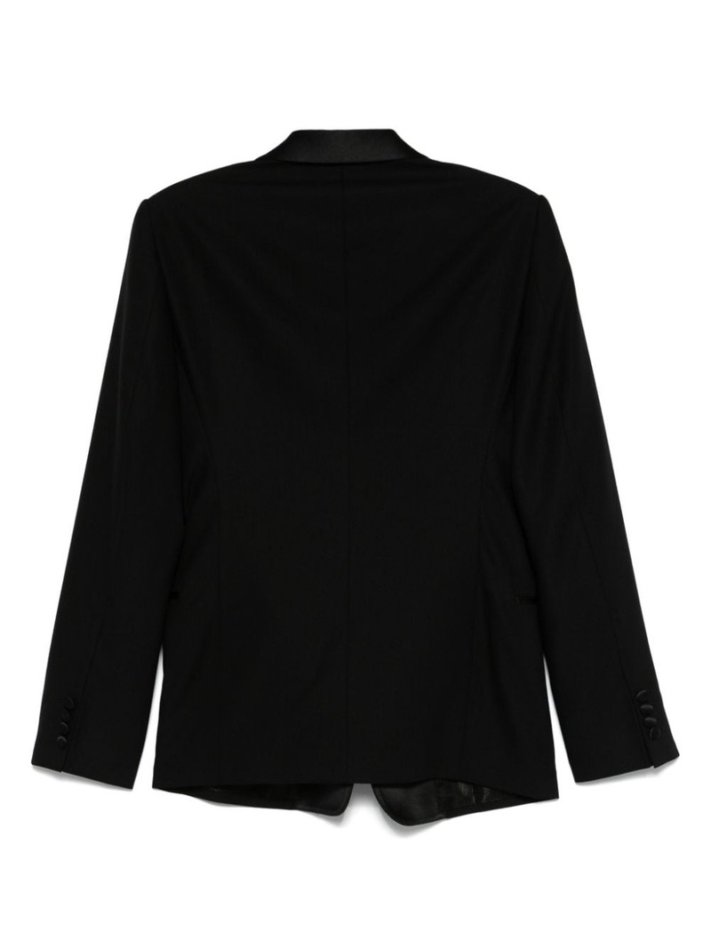 EMPORIO ARMANI virgin-wool suit outlook