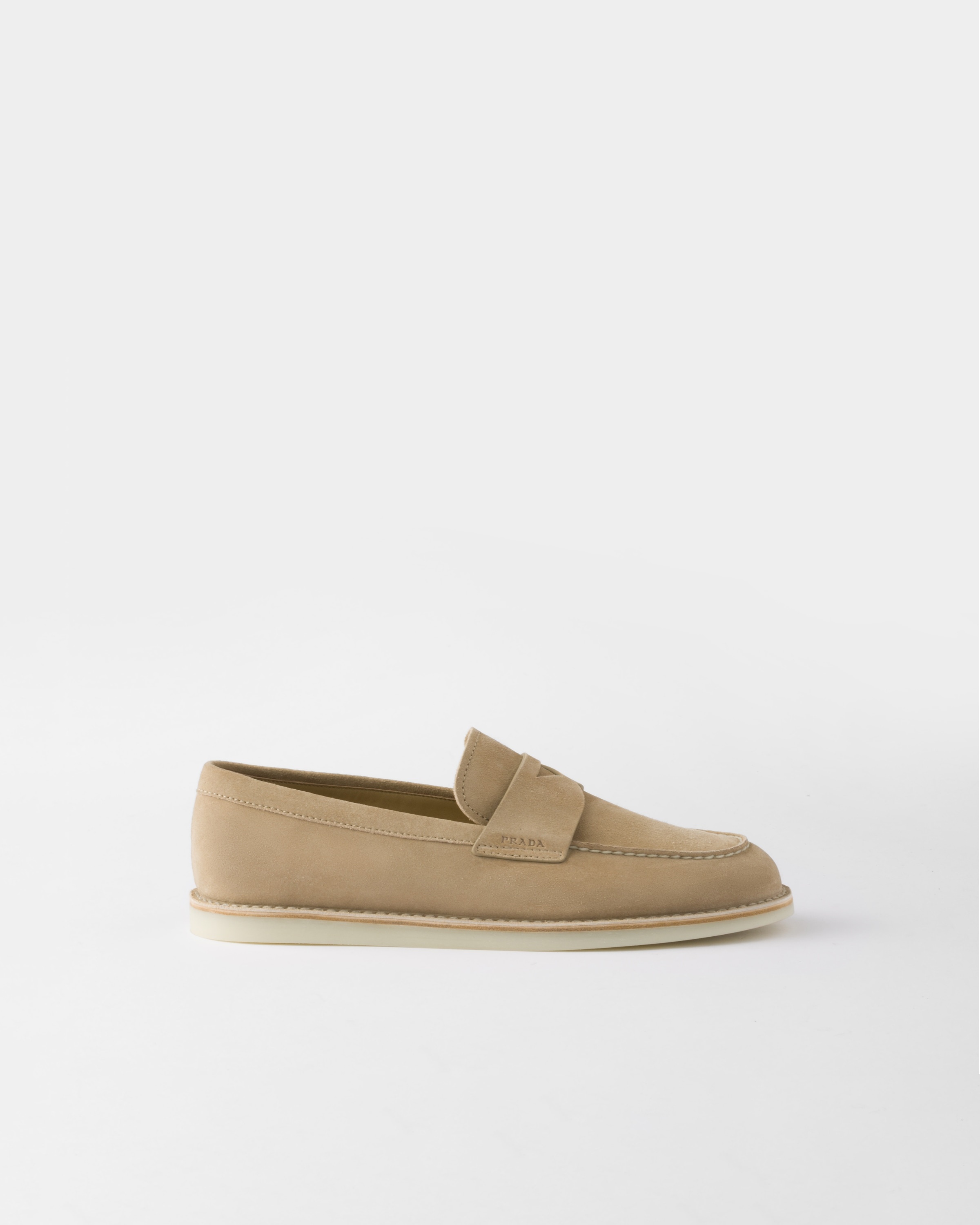 Bleached suede loafers - 2