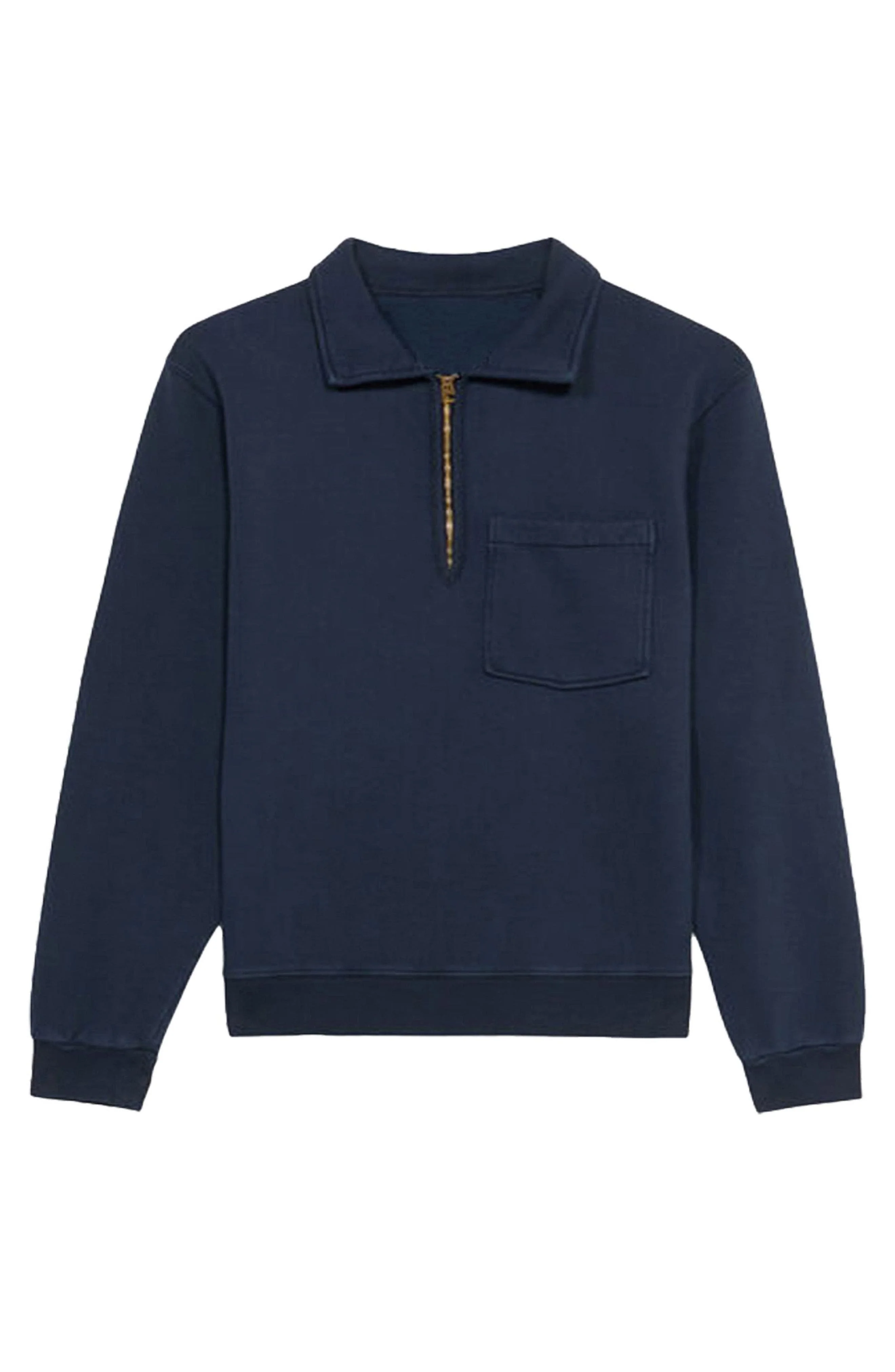 Fortela Zip-Up Sweatshirt with Pocket in Blue at Nordstrom - 1