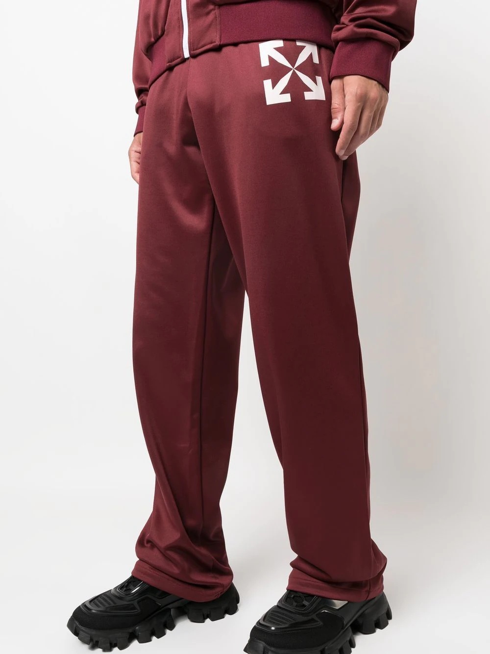 Arrows-motif track pants - 5