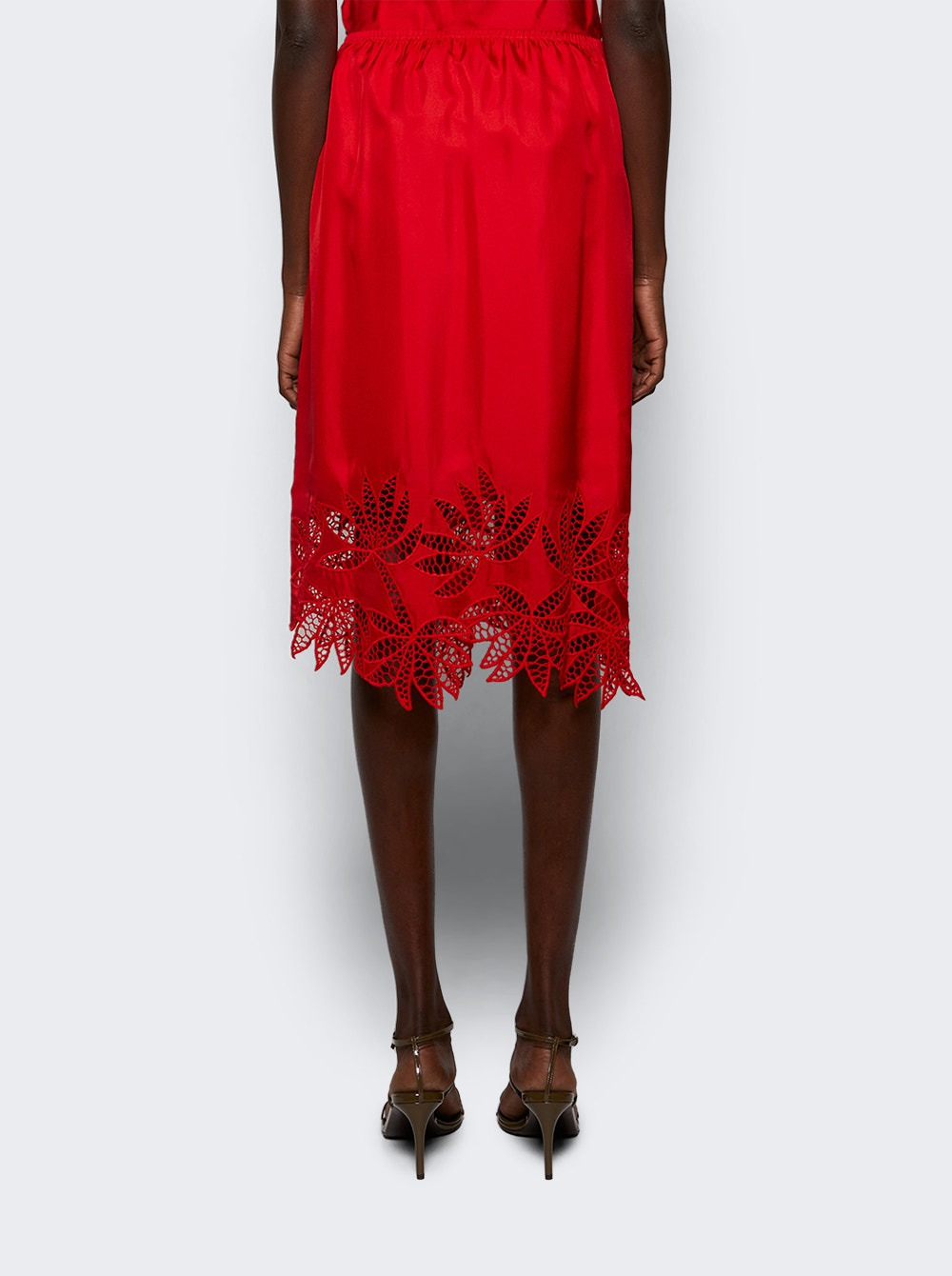 Coverley Skirt Poinsettia - 4