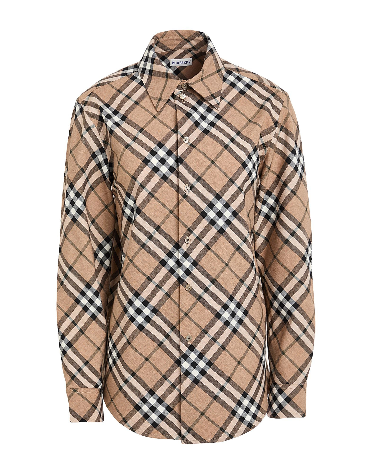 Khaki Women's Checked Shirt - 1
