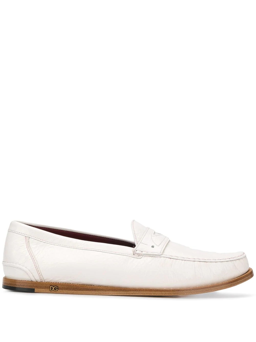 mocassin leather loafers - 1