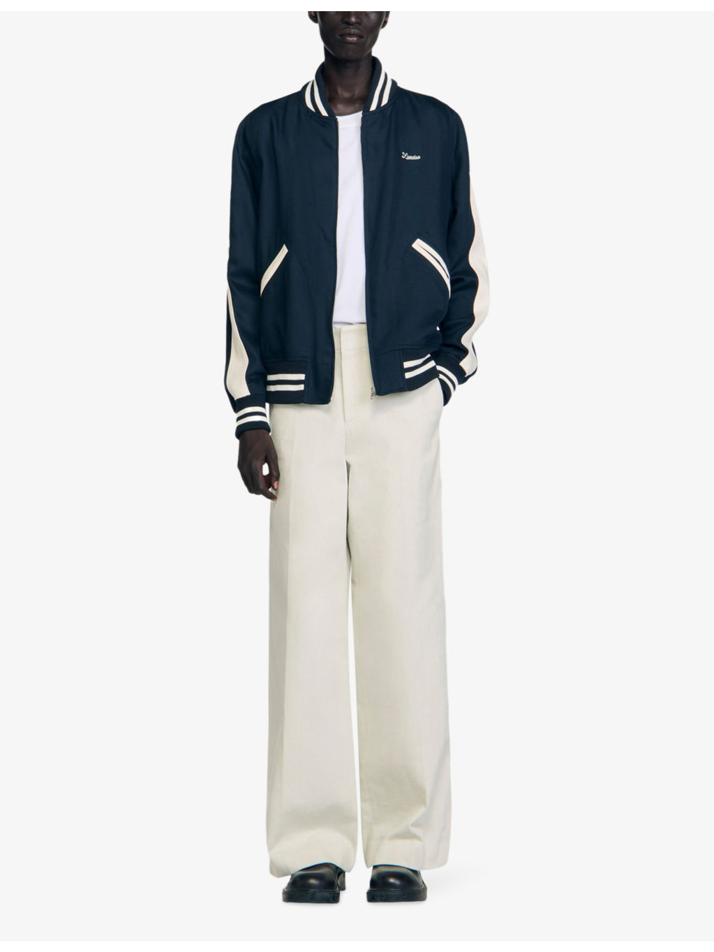 Varsity Striped Woven Jacket - 2