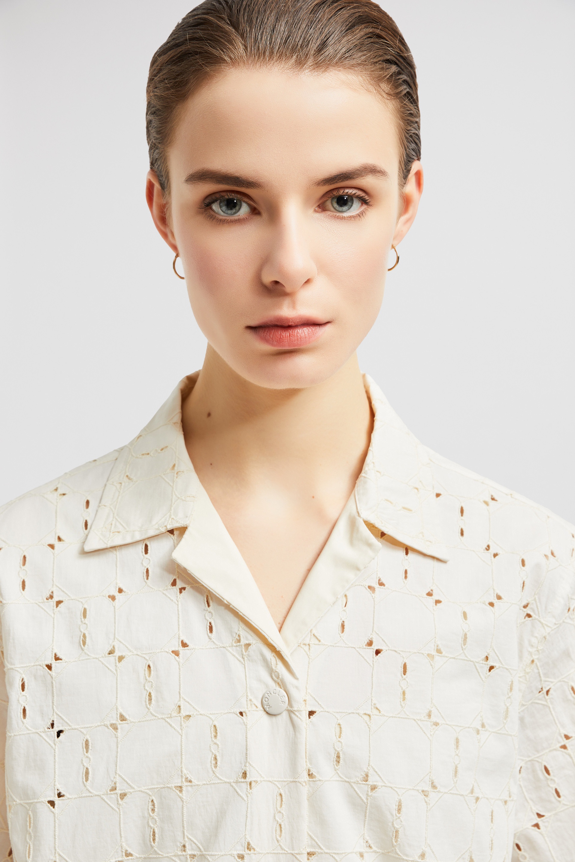 Broderie Anglaise Short Sleeve Shirt - 4