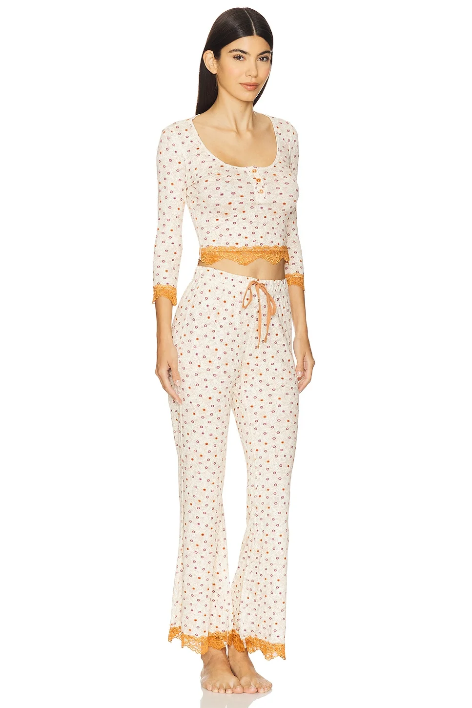 x Intimately FP Stolen Dance Sleep Set In Cream Combo - 1