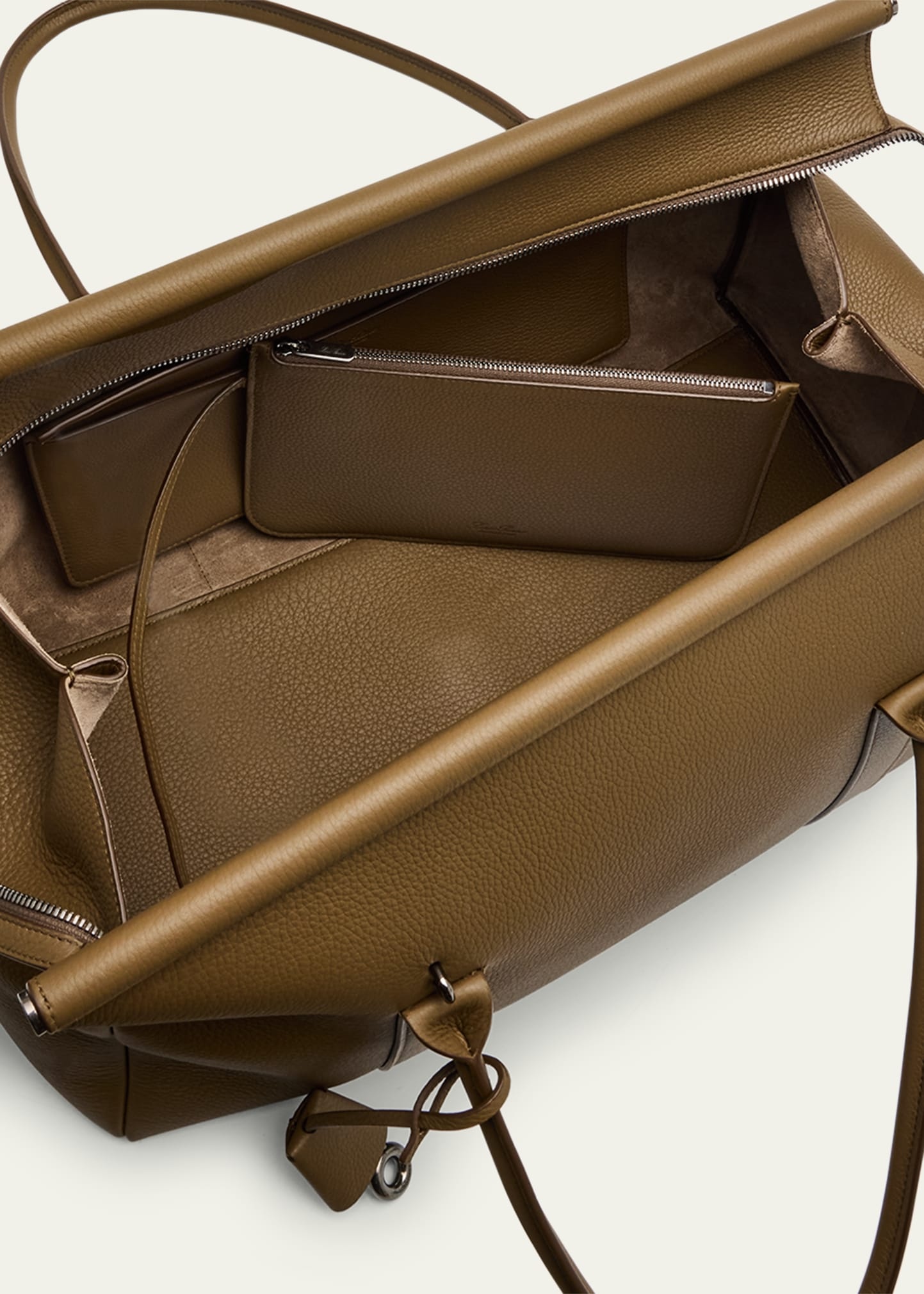 Men's Loom L42 Leather Weekender Bag - 4