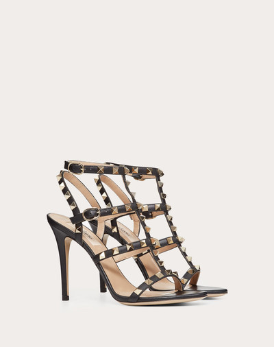 Valentino Rockstud Calfskin Ankle Strap Sandal 100 mm outlook