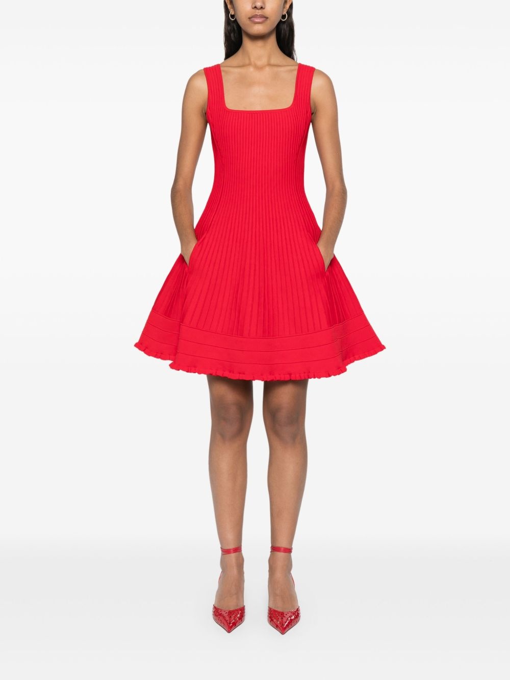 knitted mini dress - 2