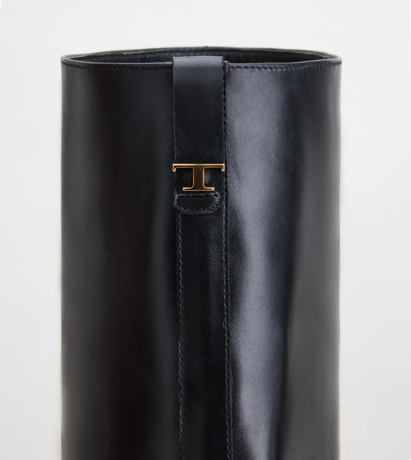 LEATHER BOOTS - BLACK 4