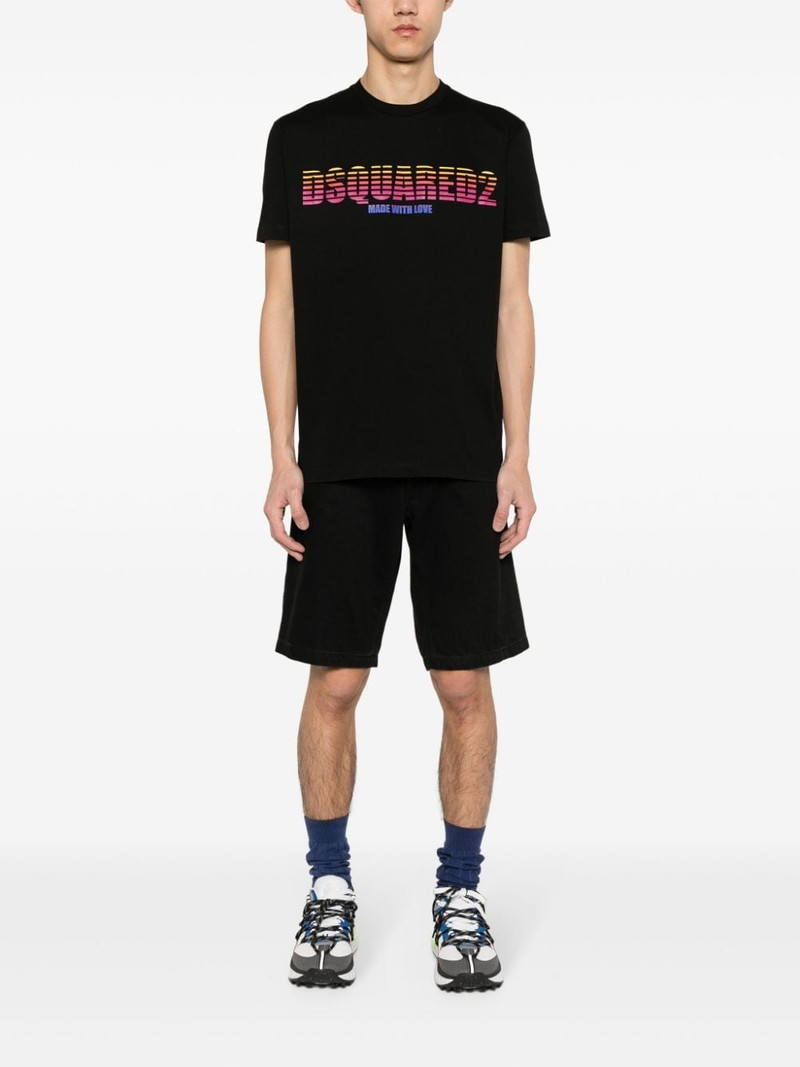 DSQUARED2 logo-print cotton T-shirt outlook