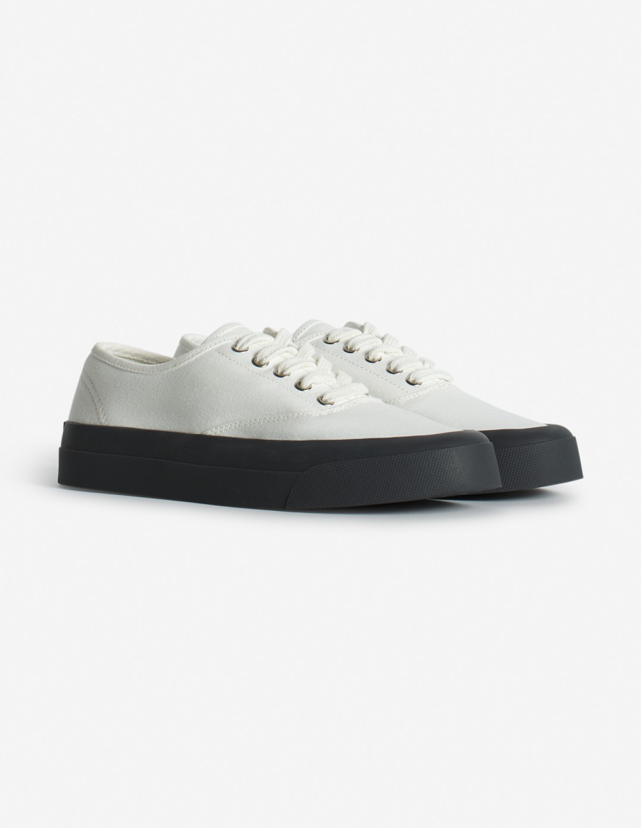 CANVAS LACE-UP SNEAKERS - 3