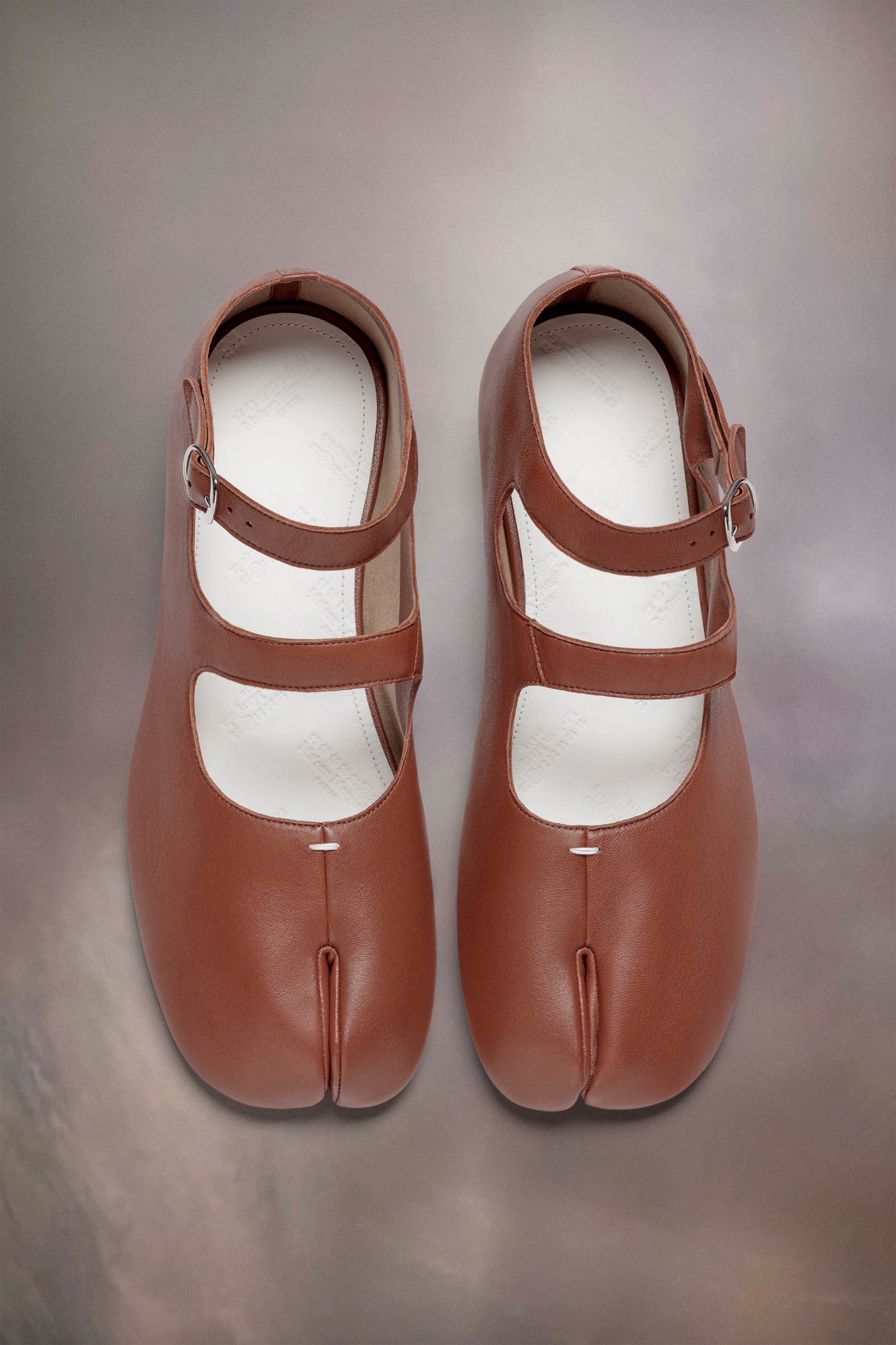 Tabi calfskin ballerinas - 4