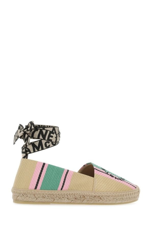 【Stella McCartney】 Multicolor raffia Gaia espadrilles Stella McCartney Multicolor raffia Gaia espadrilles