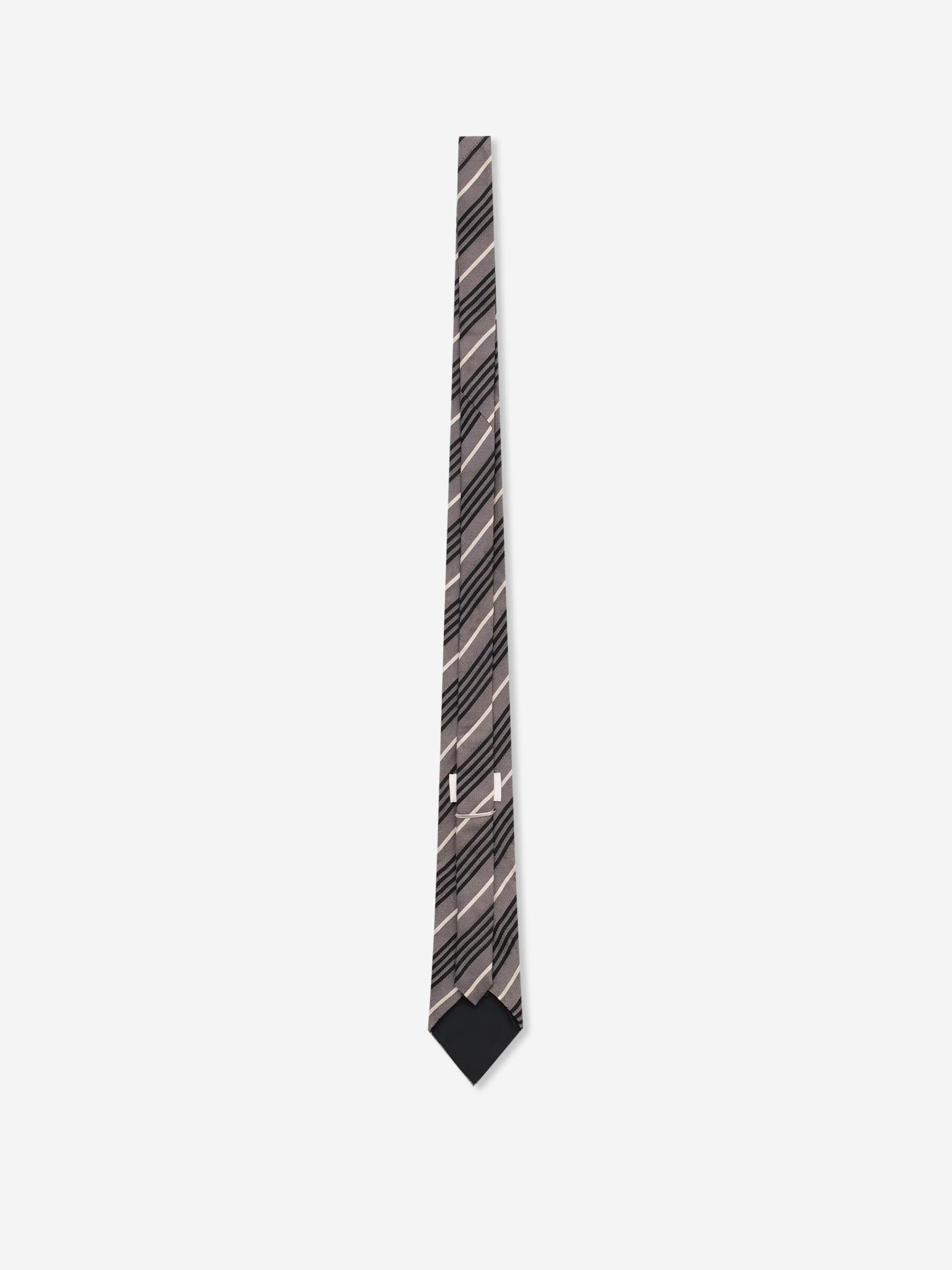 SILK STRIPE TIE - 2