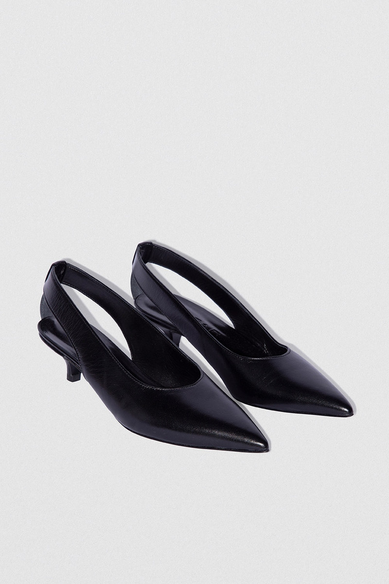 AINA BLACK CREASED LEATHER 2