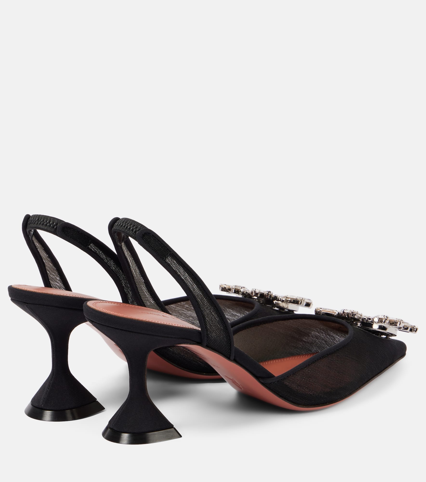 Begum 70 mesh slingback pumps - 2