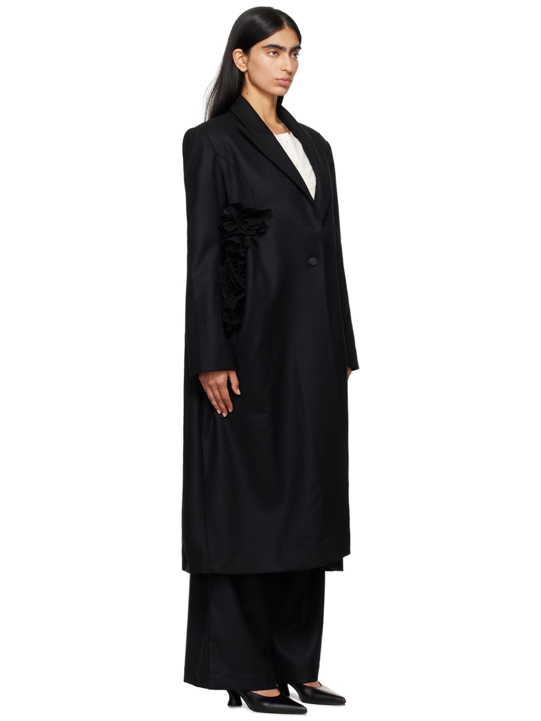 Black Maryna Coat - 2