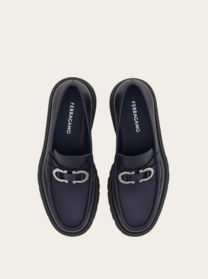 FERRAGAMO Moccasin with Gancini ornament outlook